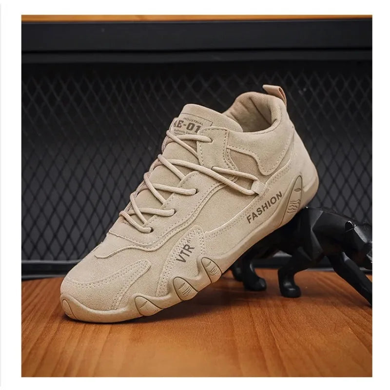 Outdoor walking flats skateboard sneakers men shoes breathable non slip work shoes for male fashion sneakers