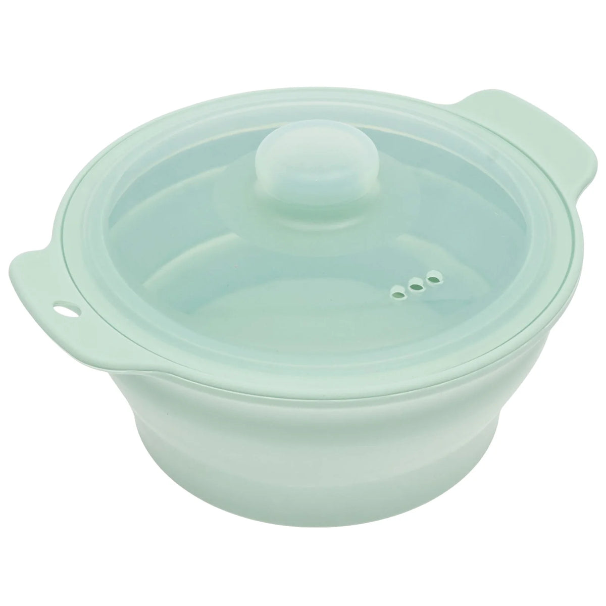 1250ML/42Oz Silicone Microwave Steamer Collapsible Food Steamer with Lids Microwaves Steamers Cookware for Kitchen Accessories