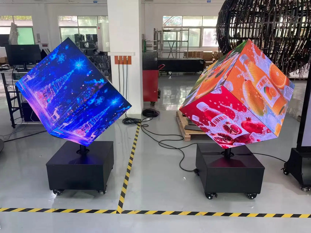 High Resolution Outdoor/Indoor P3.91 Micro Tile Led Display Screen, 500x500mm 500x1000mm for Corporate Lobby Control Room Museum