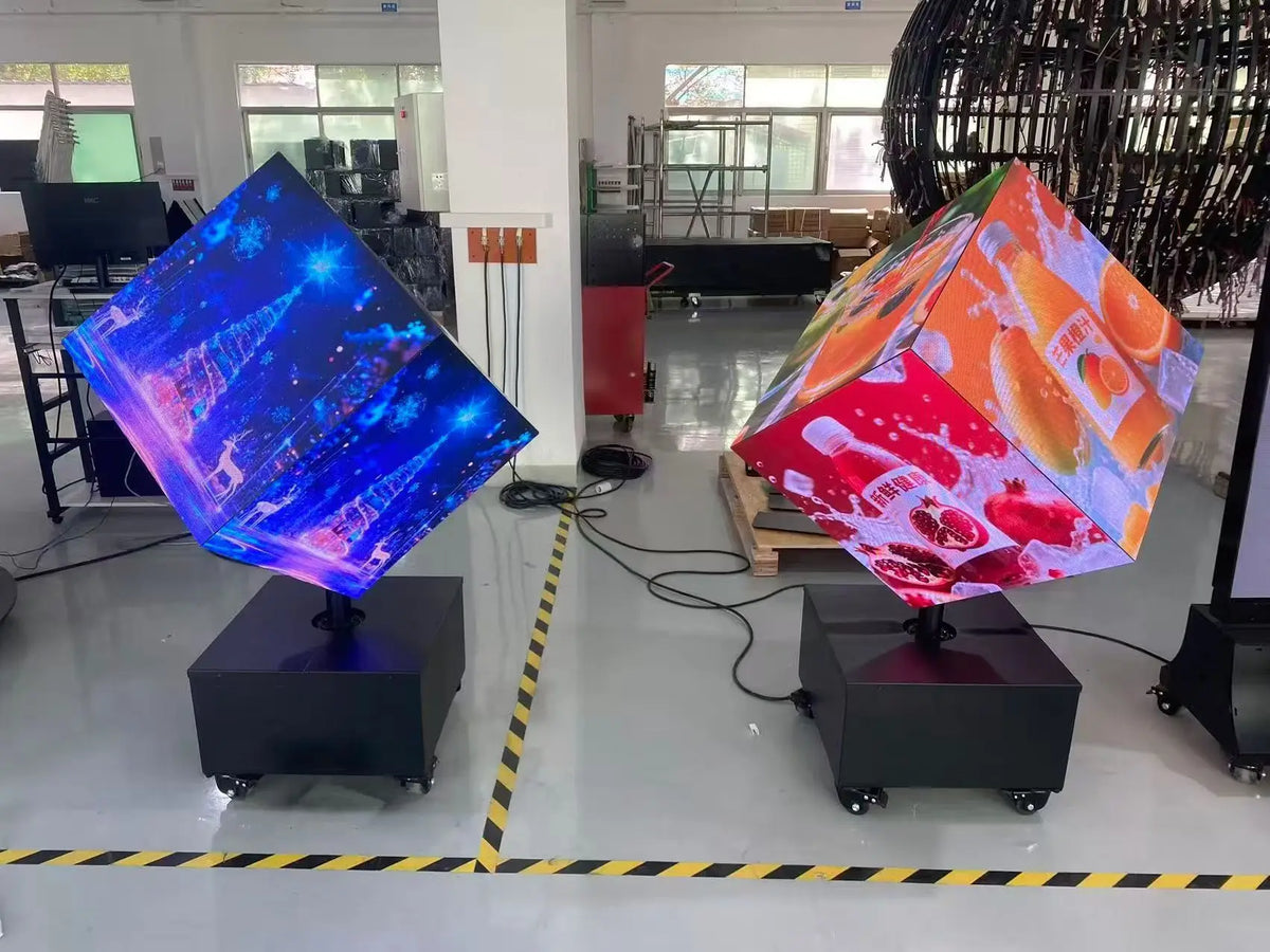 High Resolution Outdoor/Indoor P3.91 Micro Tile Led Display Screen, 500x500mm 500x1000mm for Corporate Lobby Control Room Museum