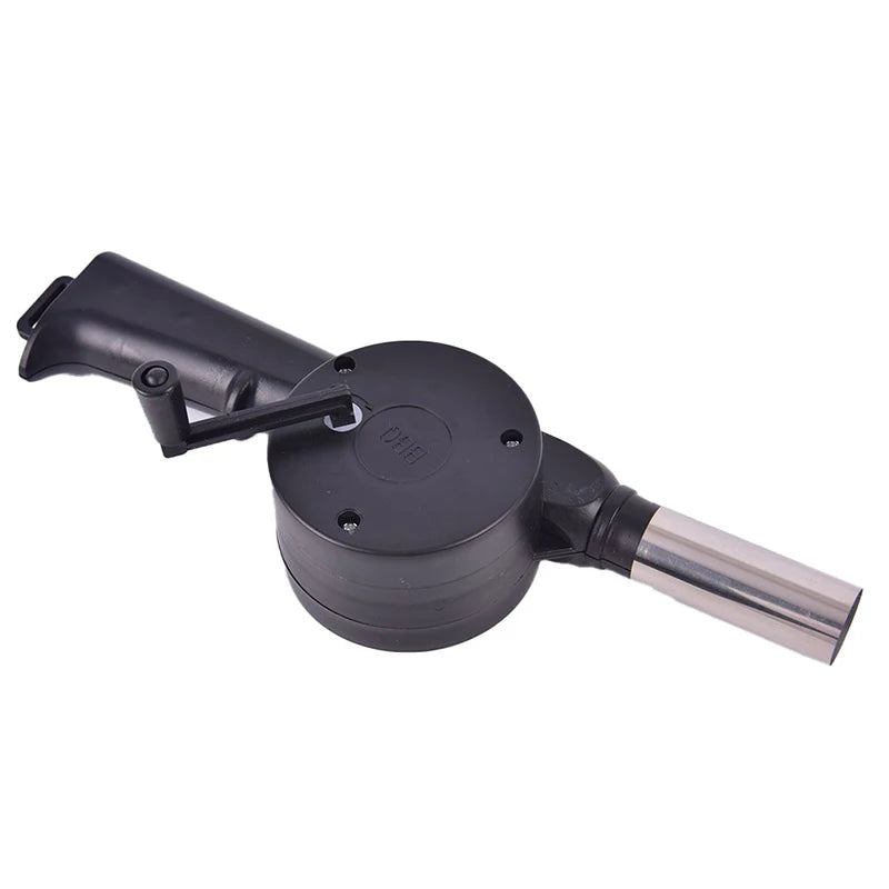 Blower Fire Camping BBQ Air Fan Barbecue Outdoor Cooking Picnic Grill Starter.