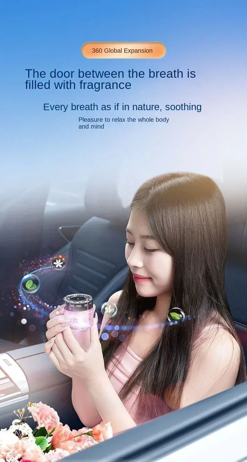 Car Aromatherapy Car Perfume Women's Special Car Odor Removal Classy Solid Balm Car Long-Lasting Light Fragrance