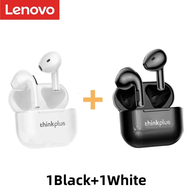Lenovo LP40 Earphones TWS Wireless Bluetooth 5.0 Earbuds Bass Touch Control Stereo Noise Reduction Long Standby Original Choice