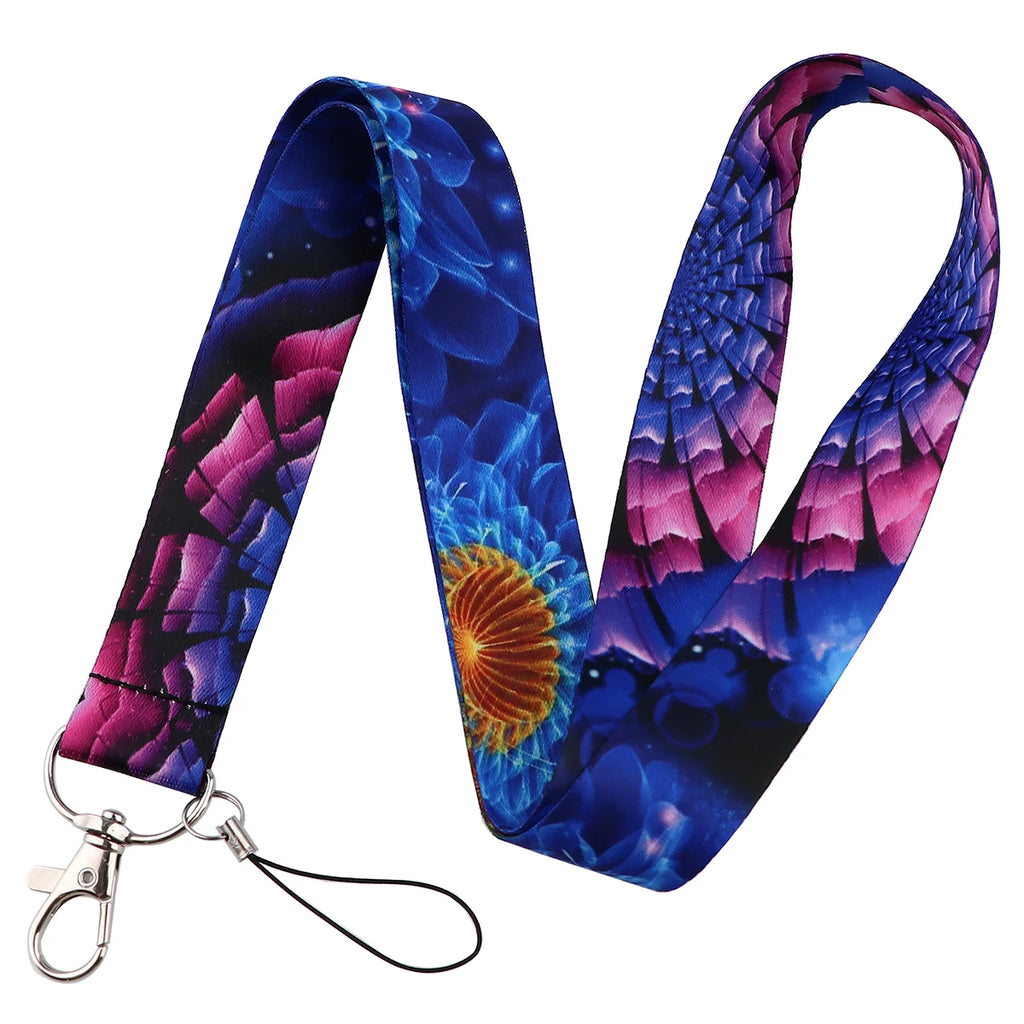 100 Designs Cute Art Lanyard for Keys Chain Badge Holder ID Credit Card Pass Hang Rope Lariat Mobile Phone Charm Accessories