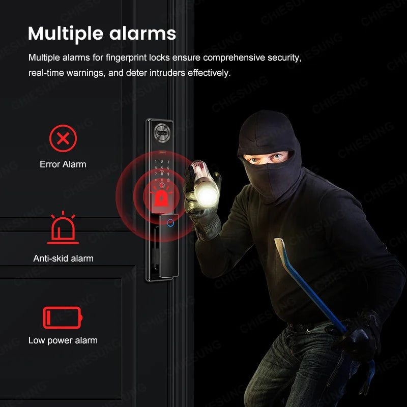 Wifi Tuya APP 3D Face Recognition Smart Door Lock With Camera Video Call Voice Intercom Digital Door Lock Automatic Door Lock