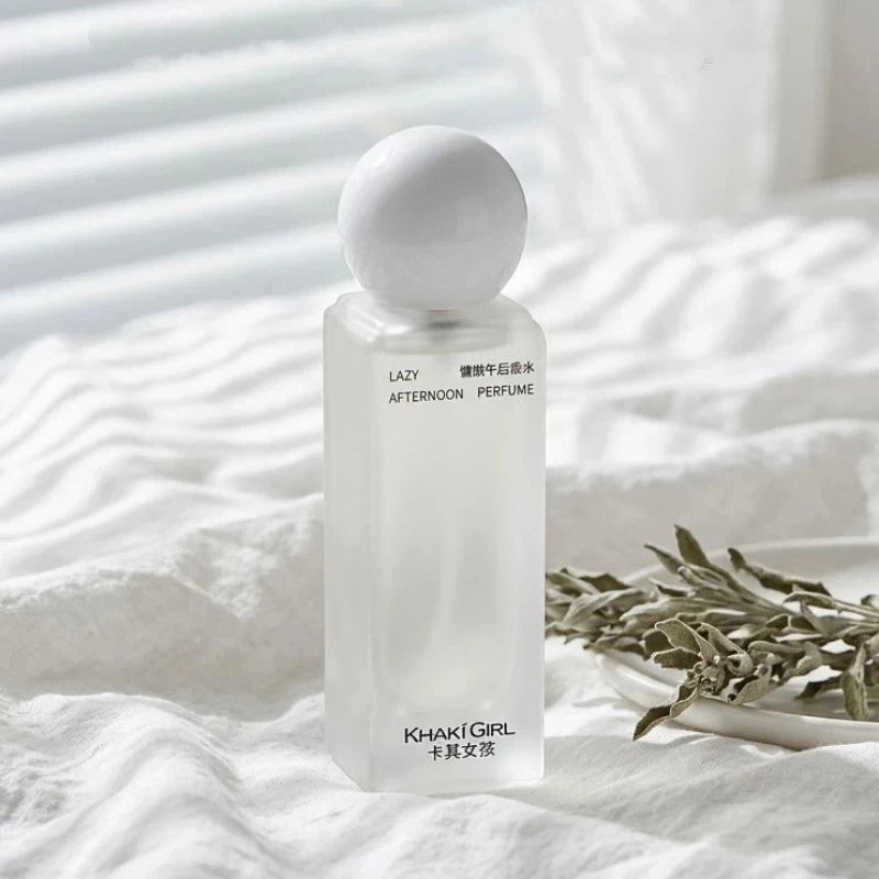 Lazy Afternoon Perfume Clean Soap Scent White Musk Fragrance Long Lasting Light Scent Women Daily Portable Spray