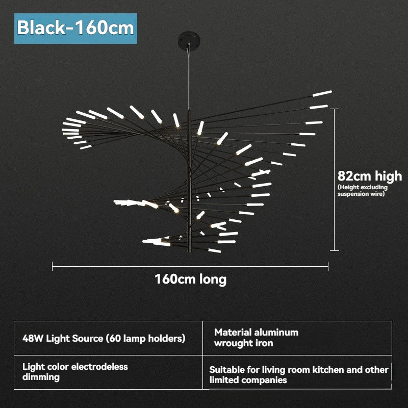 Modern LED Ceiling Pendant Light-modern Dimmable Lighting for Living Room, Kitchen, and Luxury Room Decoration