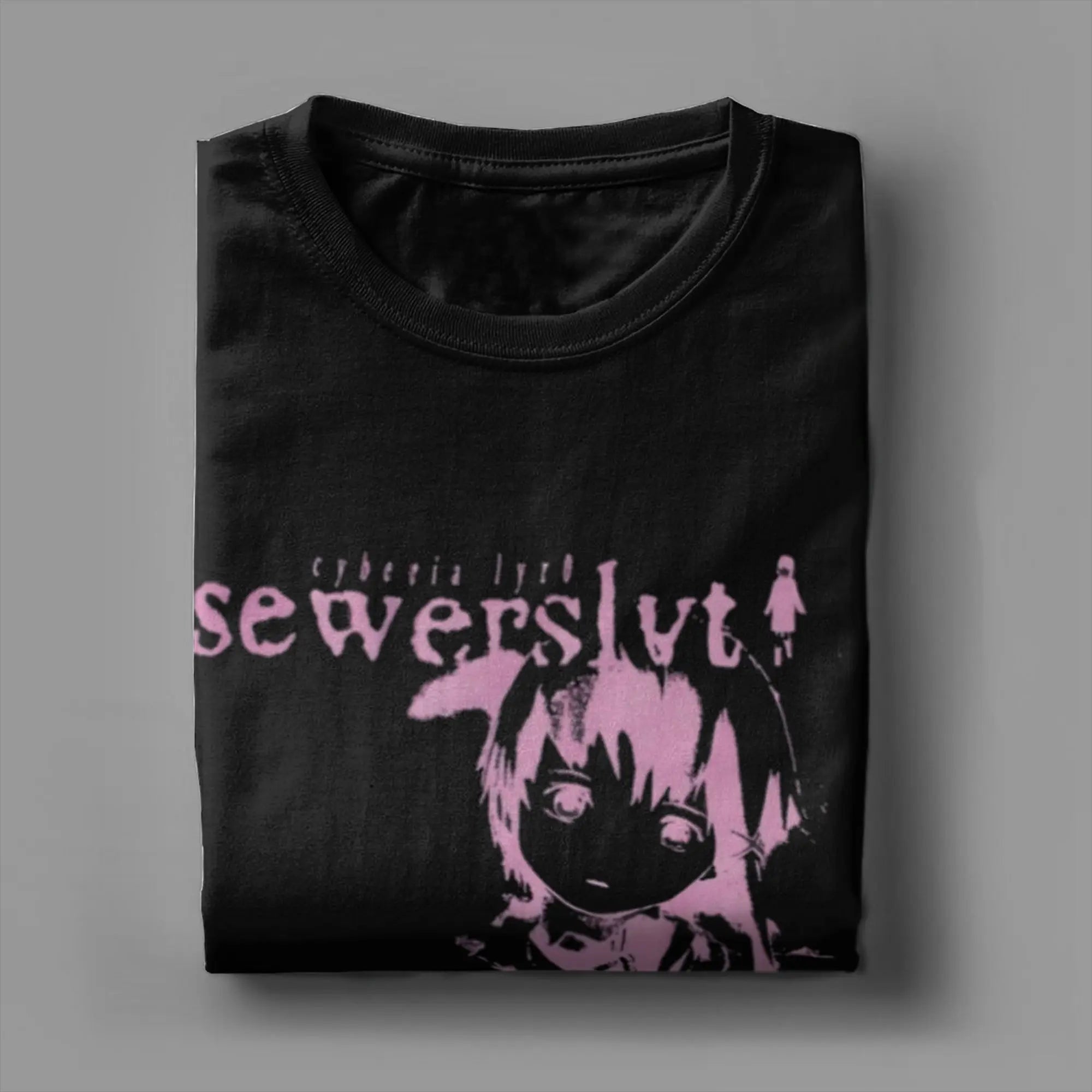 Vintage Sewerslvt Schizofrenia SPECIAL  FOR SEWERSLVT LOVERS T-Shirt for Men Crew Neck Pure Cotton T Shirt Tee Shirt Clothing