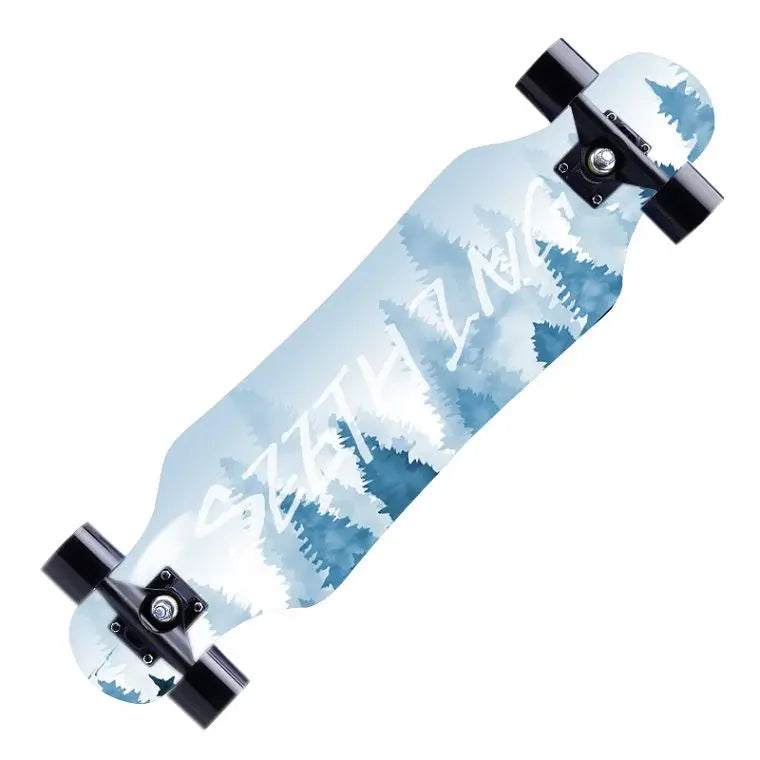80CM Four Wheels Longboard Dancing Board Adult Street Riding Professional Beginner Freestyle Skateboard