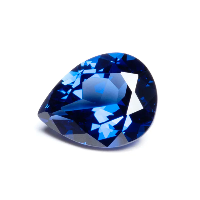 ABCLab Grown Sapphire Royal Blue Color Multiple Cuts Available Gems For Jewelry Setting&Custom Design Selectable Certificate