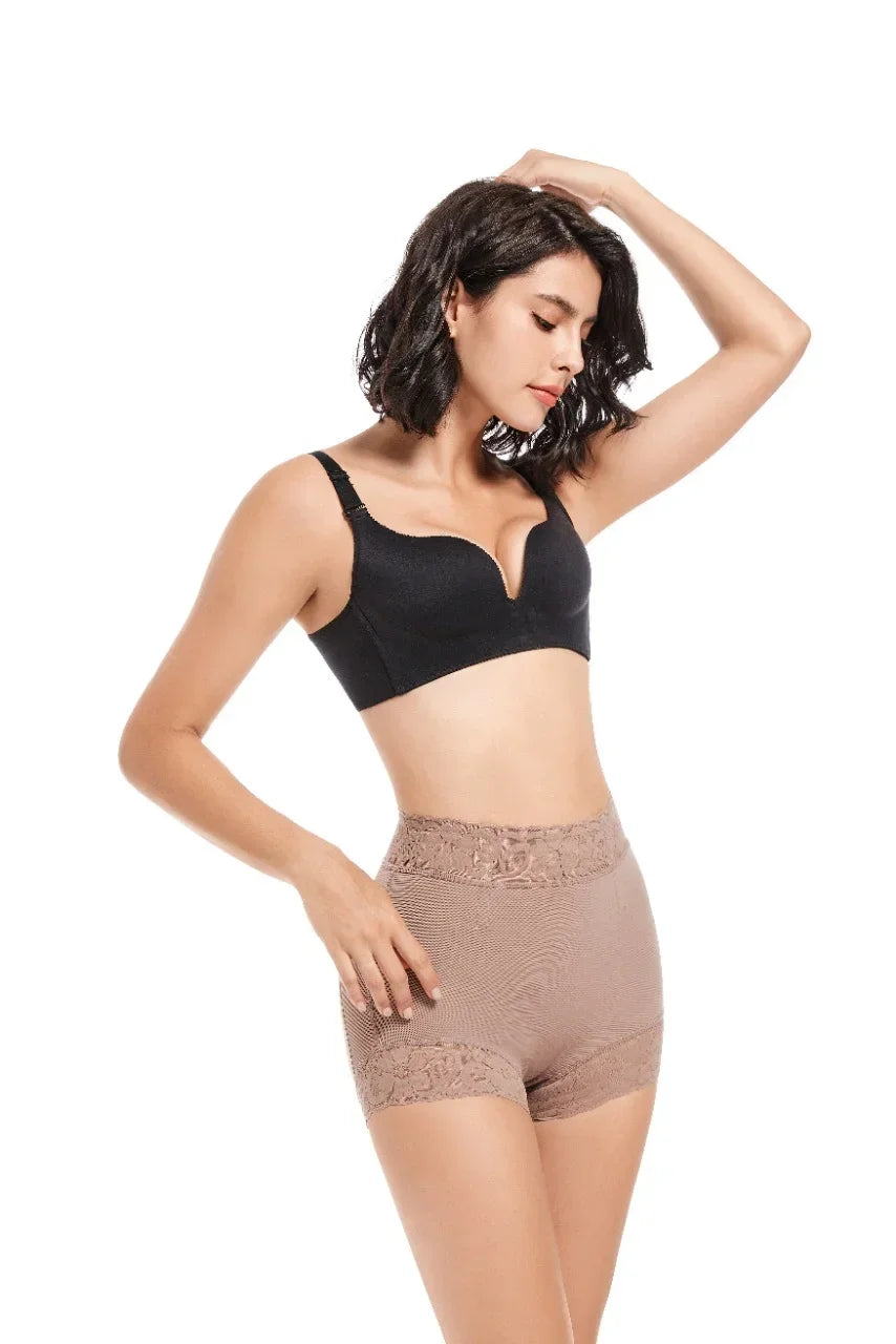 Body Shaper Women Tummy Control Panties Lace Shorts Hourglass Girdles Shapewear Butt Lifter