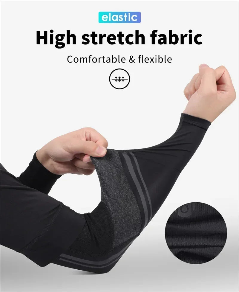 WEST BIKING Sports Compression Leg Sleeves Men Women MTB Winter Fleece Leg Warmers Men Women Cycling Running Basketball Leggings