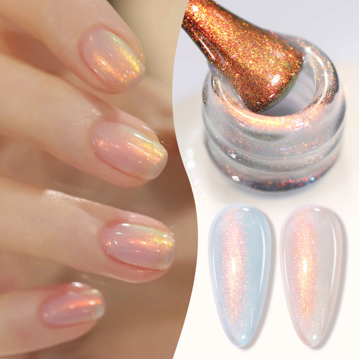 BORN PRETTY 15ml Autumn Nail Blossoming Gel Spreading Effect Watercolor Flower Gel Easy to Apply for Nail Art Manicure Pedicure