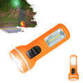 Outdoor Lighting Plastic Flashlight Indoor Lighting, LED Small Flashlight, 2-level Fixed Focus Mini Flashlight (without Battery)