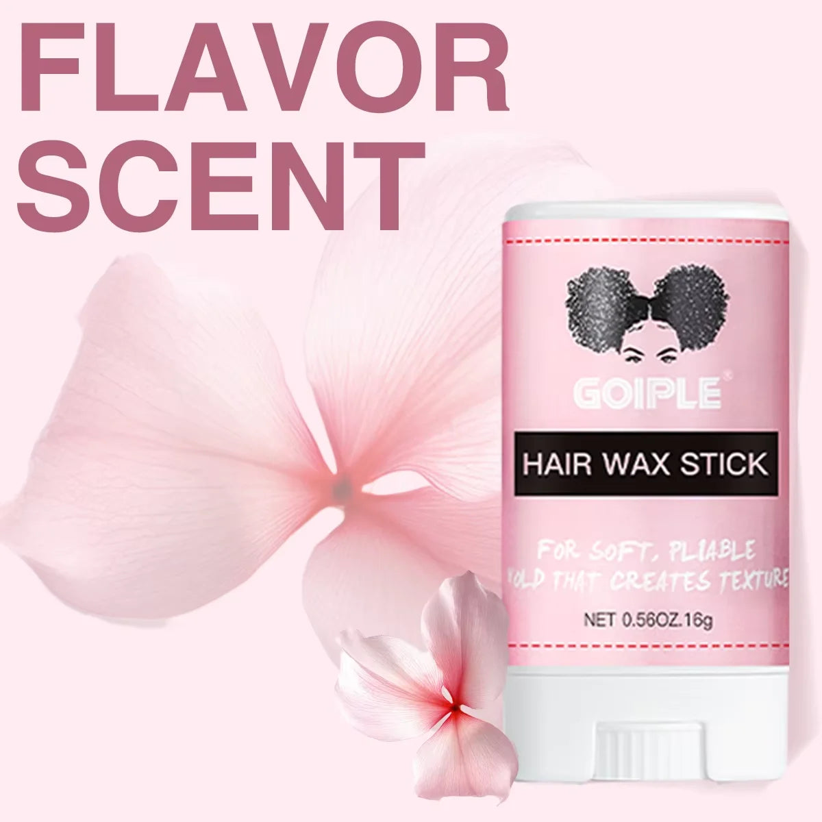 Goiple Edge Control Wax 1.05oz and Hair Wax Stick 0.56oz for Women Strong Hold Non-greasy Bundle with 3comb Adjustable Headband