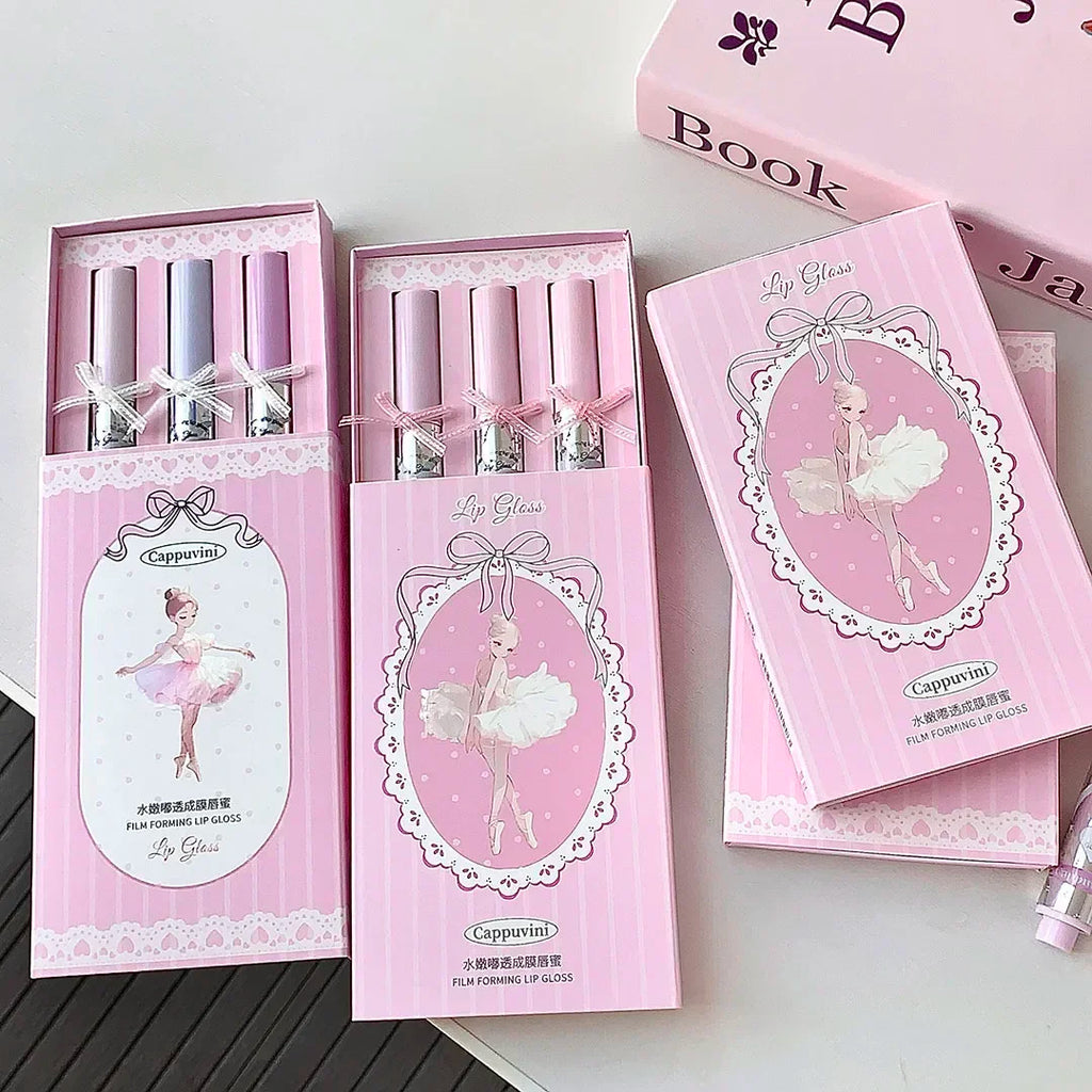 Halo-dyeing Tinted Lip Gloss Crystal Jelly Moisturizing Waterproof Mirror Water Glass Lip Gloss Transparent Color Cosmetics Gift