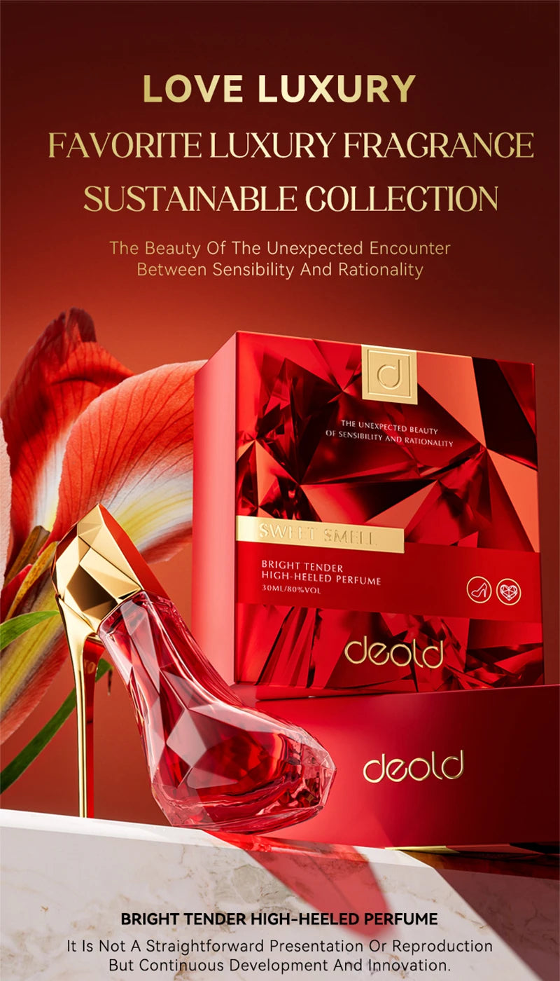 Women EDP Perfume Floral 30ml High Heel Design Long Lasting Eau de Parfum Lover Gift Daily Use Original Brand