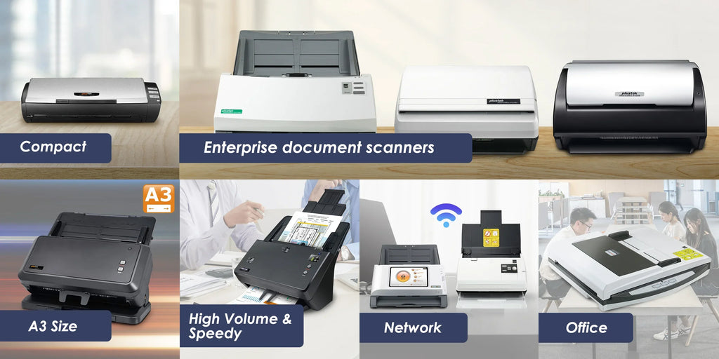 2025Document Scanner - Desktop High Speed Duplex Color Scanner , A4 / A3 Scanner OCR include