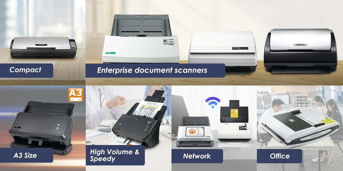 2025Document Scanner - Desktop High Speed Duplex Color Scanner , A4 / A3 Scanner OCR include