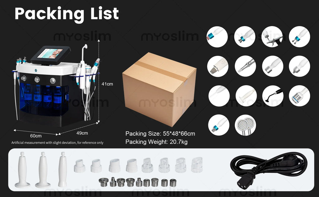 14 in 1 Hydro Beauty Skin Care Master Machine Deep Cleaning Blackhead Removal Skin Firming Brightening Shrink Pores Device