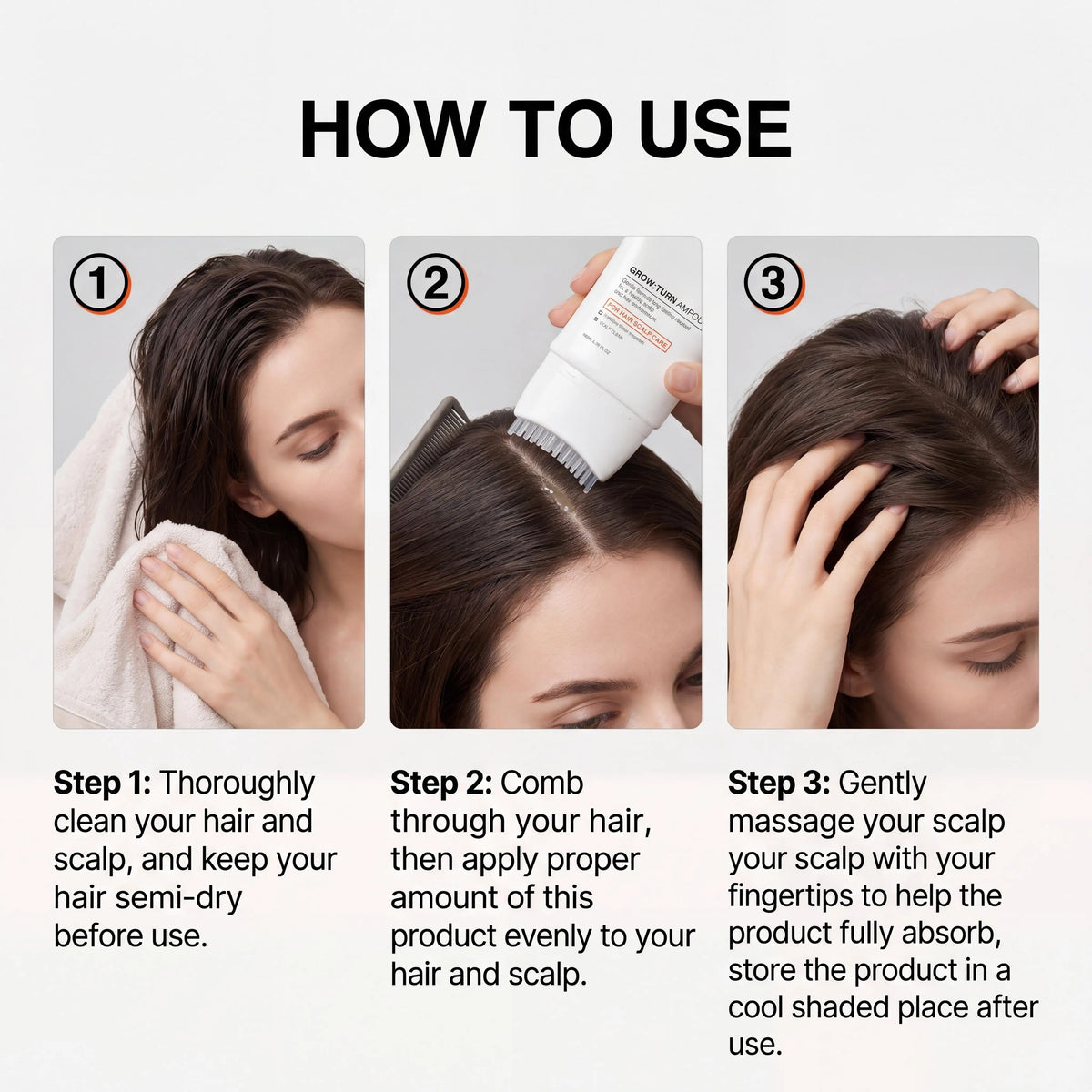 Volumizing Hair Serum Repair Damaged Hair Promotes Hair Growth Reduce Hair Loss Improve Scalp Environment Scalp Massage Ampoule