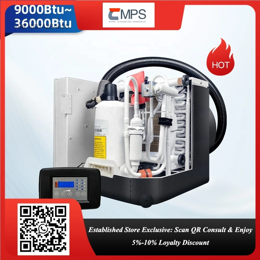 Wholesale Water Cooled R410A Marine Air Conditioner Factory Price Self Contained 16000Btu 24000Btu OEM AC for Ship