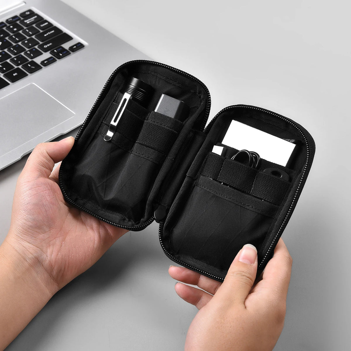 XPAC Waterproof EDC Wallet, Mini Portable Coin Purse & Outdoor Pocket Organizer for Multitools, Cash, Keys