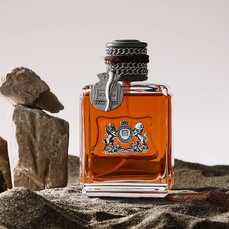 Russian Popular Sandalwood Men's Perfume,luxury Wild Captivating Leather And Cedarwood Notes Perfume,with Amber/musk/ebony Woody