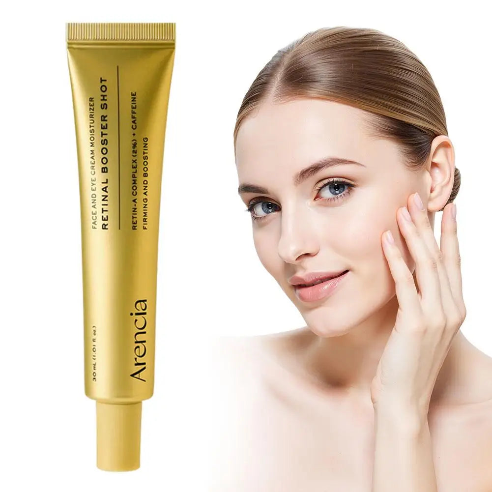30ml Arencia Retinal Brighten Firming Boosting Moisturizer VitaminC Booster Shot Glutathione Face Eye Cream Day Night Cream Duo