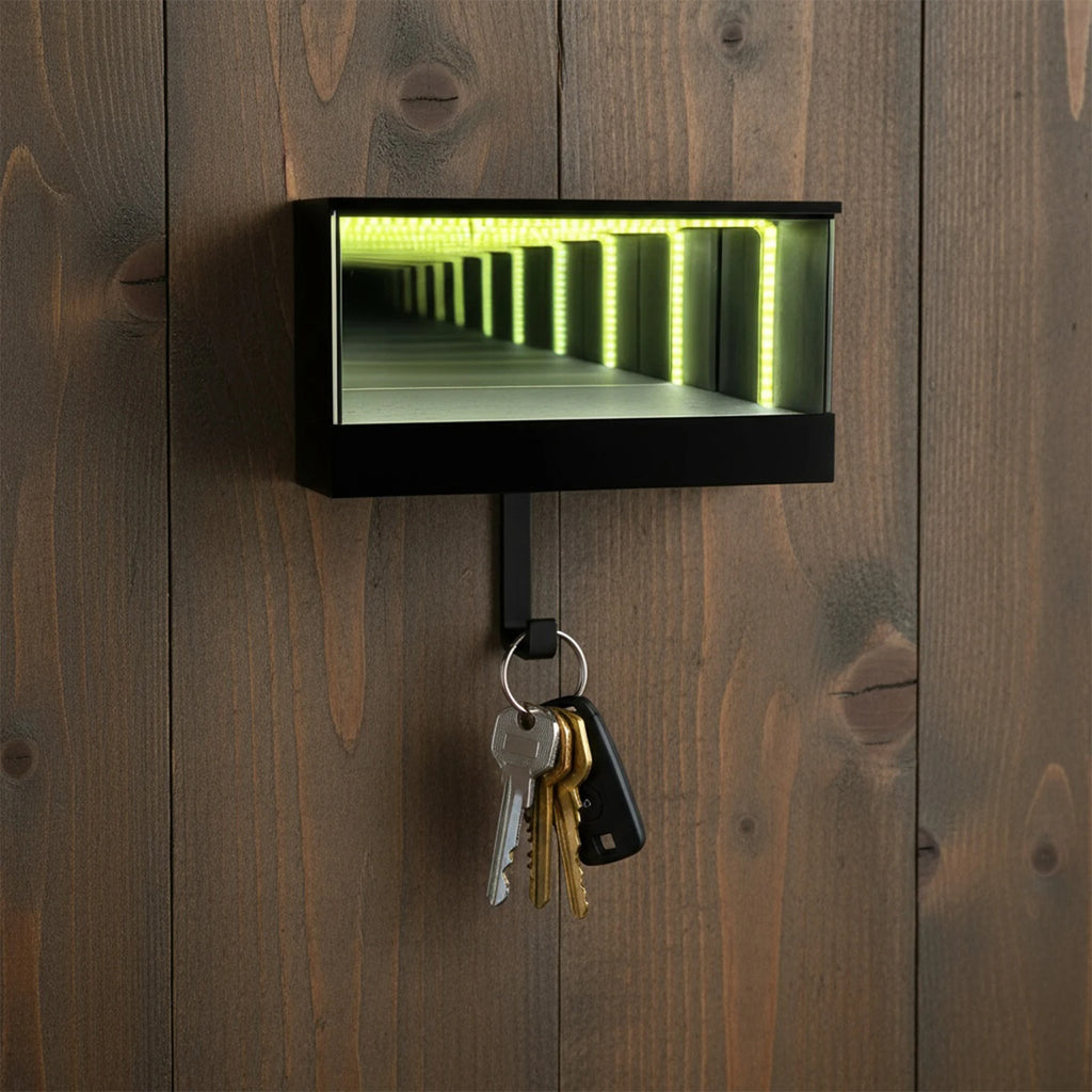 Wall Mount Car Garage Key Holder Funny Infinity Garage Keychain Car Key Storage Rack Car Key Hanger for Cars Enthusiasts