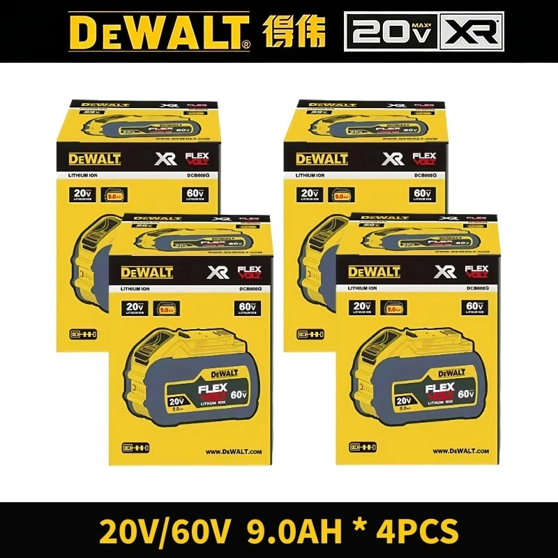 100% Genuine Dewalt 20V Battery, 2AH 5AH 6AH Rechargeable Lithium Ion Battery, Dewalt DCB200 Power Tool Replacement Battery