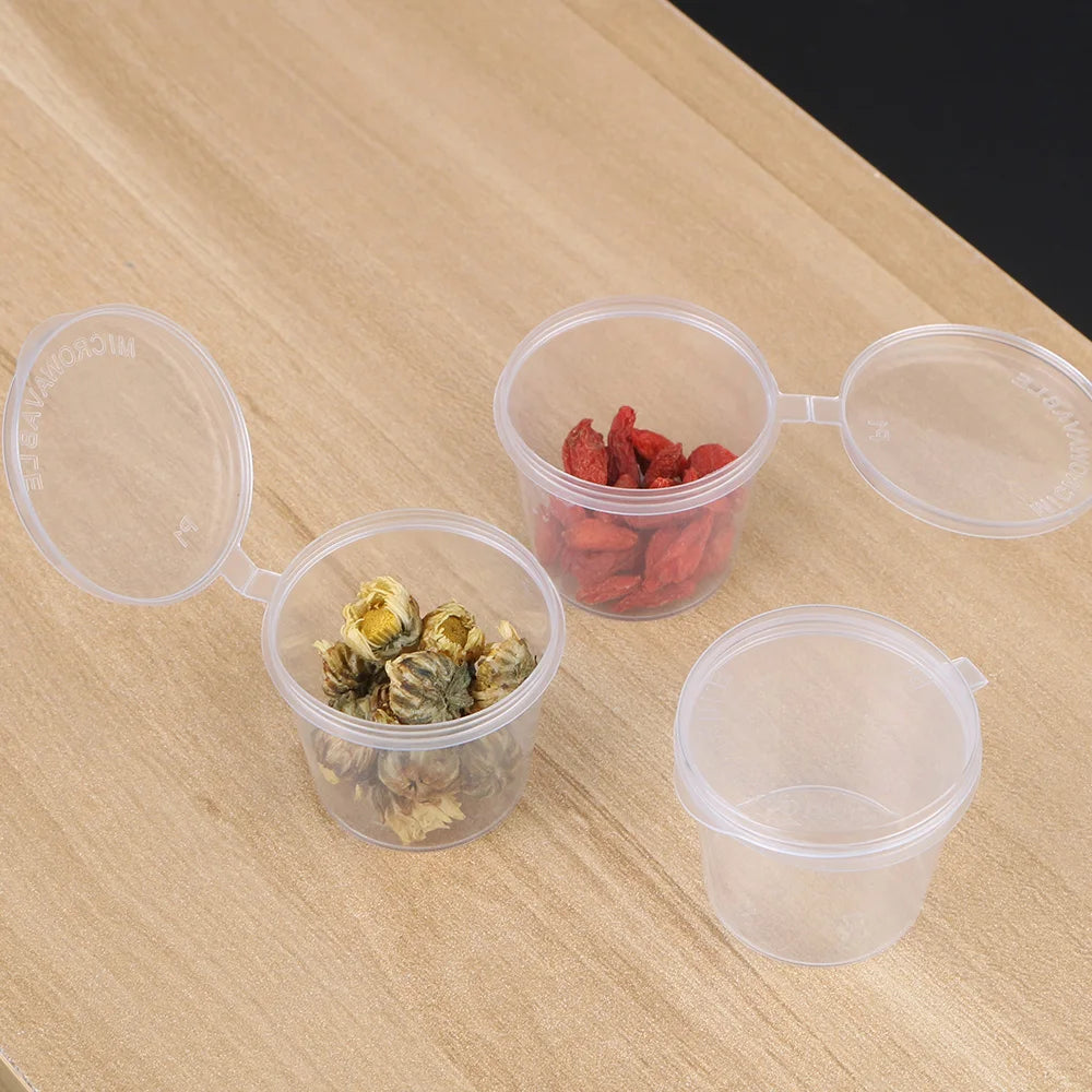 100Pcs Small Sauce Container Box Disposable Sauce Cup