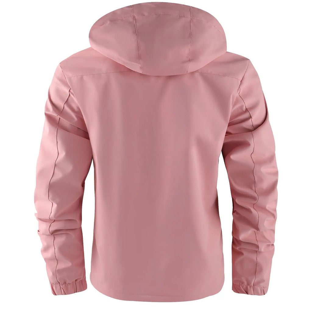 Men's Casual Jacket Parka Autumn/Winter Hooded Jacket Men's Coat Solid Color Outdoor Chic
