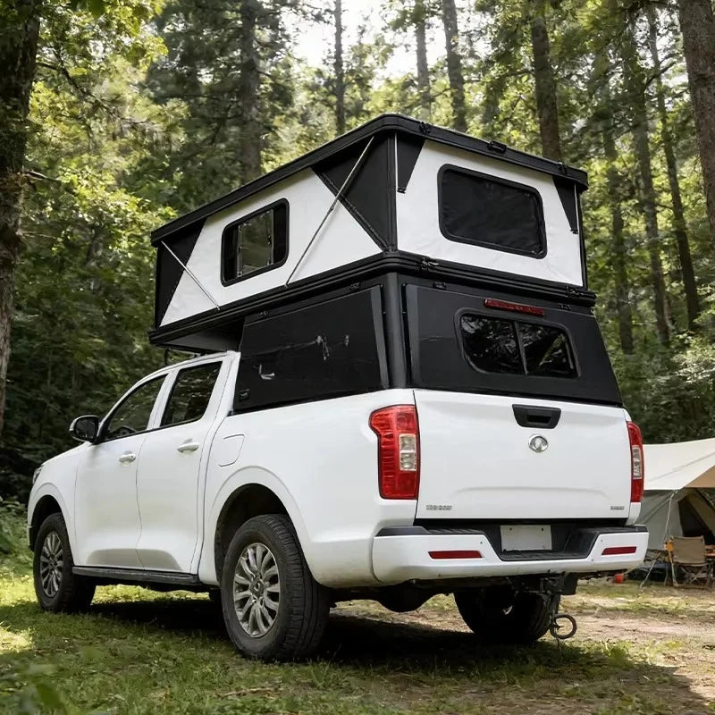 Truck Camping Tent - Pop-up Truck Tent, Fully Equipped Camping Tent with Bed for Outings and Outdoor Adventures