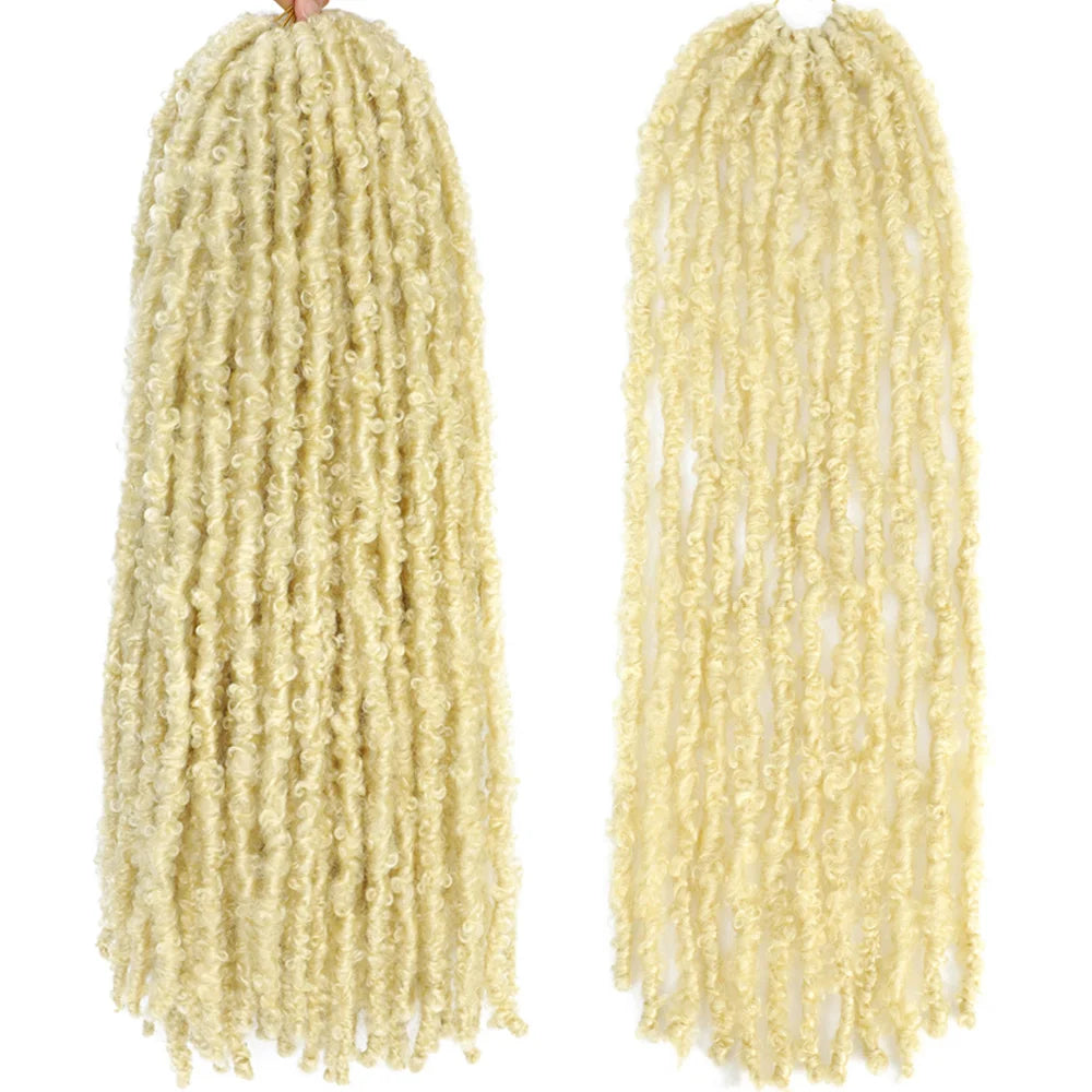 Butterfly Faux Locs Crochet Hair Super Long Prelooped Distressed Locs Soft Locs Crochet Hair For Black Women Crochet Braids Hair