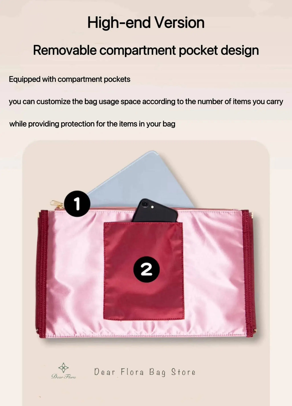 Japanese Sweet Women Ribbon Ita Bag Fashion Large Capacity Tote Bag Aesthetic Shoulder Bag Cute Lolita Girl Transparent Handbags