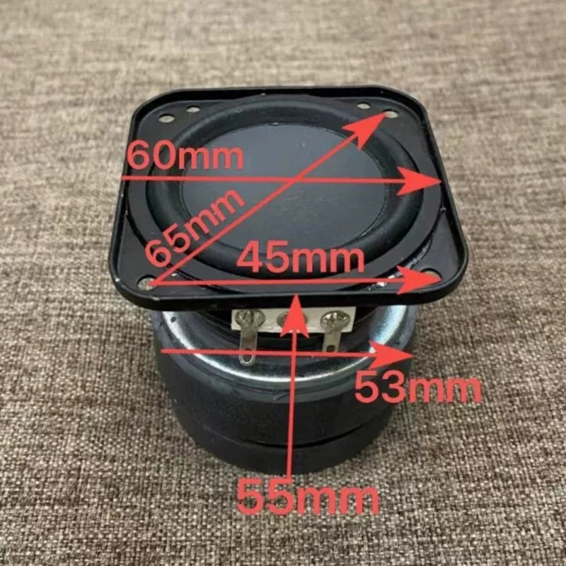 SOTAMIA 2Pcs 2.25 Inch Full Range Audio Power Speaker 4Ohm 20W Waterproof Basin Speaker Long-stroke Louspeaker For JBL Bluetooth