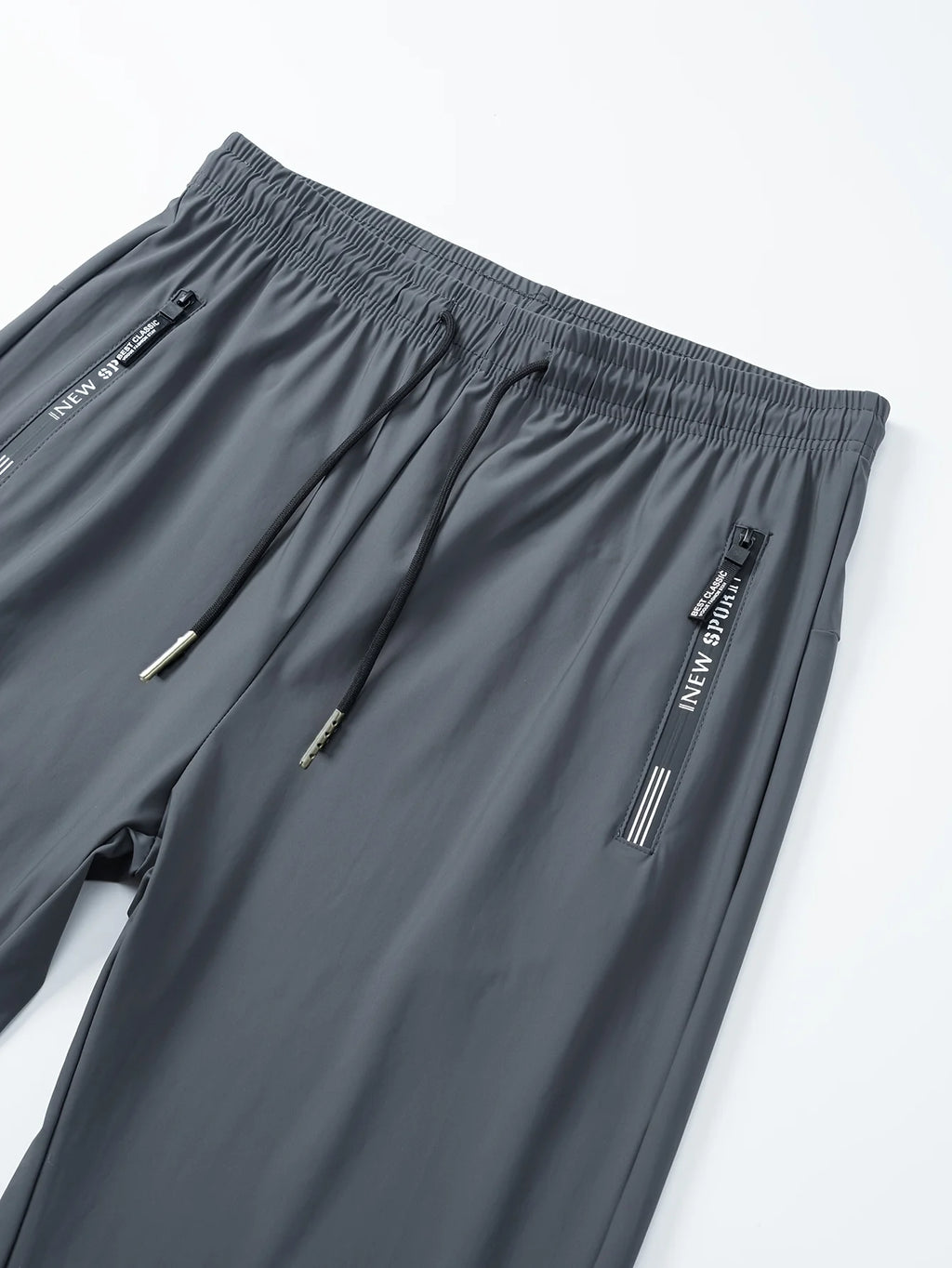 Breathable Plus Size Men's Casual Jogger Pants for Men Tracksuit Trousers Quick Dry Straight Elastic Waist Korean Classic Sport