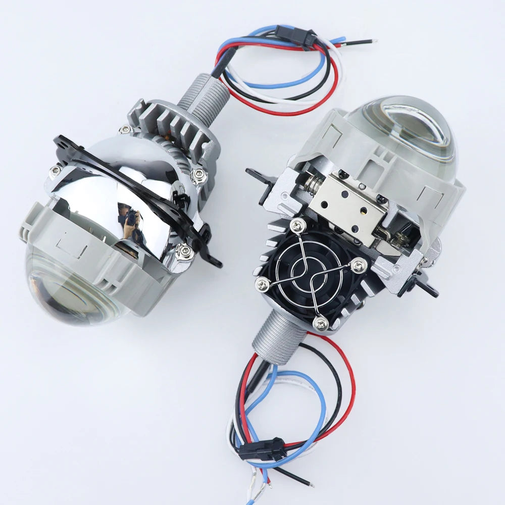 2.5 Inch Car Bi LED Projector Lens 90000LMFor H4 H7 9005 9006 High Low Beam H1 H11 H8 80W Headlights Projector Lights 12V 24V ﻿