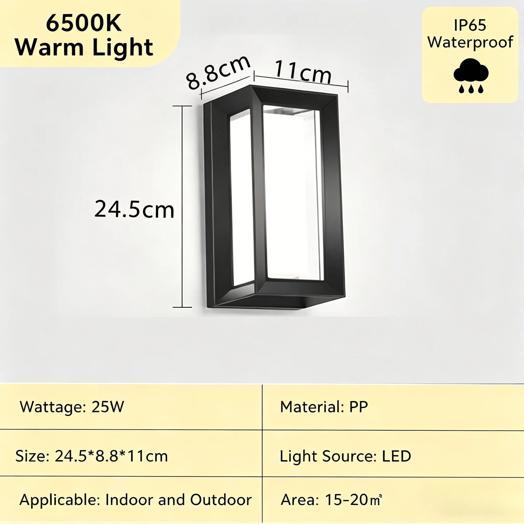 Outdoor LED Wall Lamp Waterproof Exterior Wall Light For Porch Garage Garden Courtyard Villa Indoor Wall Lamp Light 110V 220V