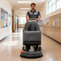 T4B Hand-pushed China Supplier Industrial Floor Cleaner Scrubber Warehouse Cement Floor Washing Machine