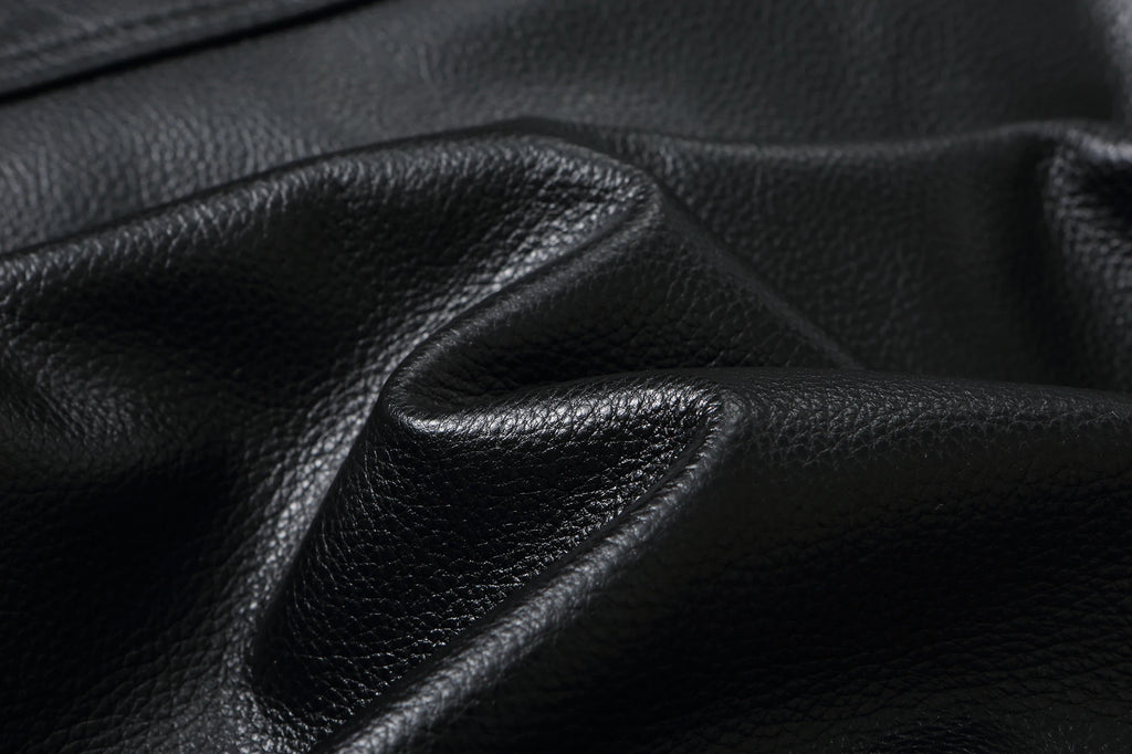New Motorcycle Causal Vintage Leather Coat Men Autumn Outfit Fashion Biker Pocket Design Top Layer Cow Leather Jacket
