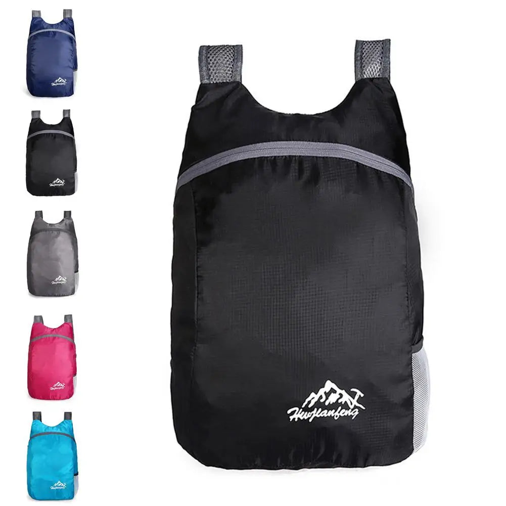 Folding Backpack Waterproof Lightweight Travel Storage Bag Hiking Sports Large Capacity Portable Outdoor Bag