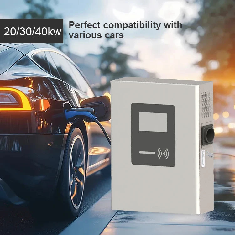 China Hot Selling  CCS2 20kw/30kw/40kw  Ev Charger Electric Car Ev Dc Charging Station for Home or Commercial Use