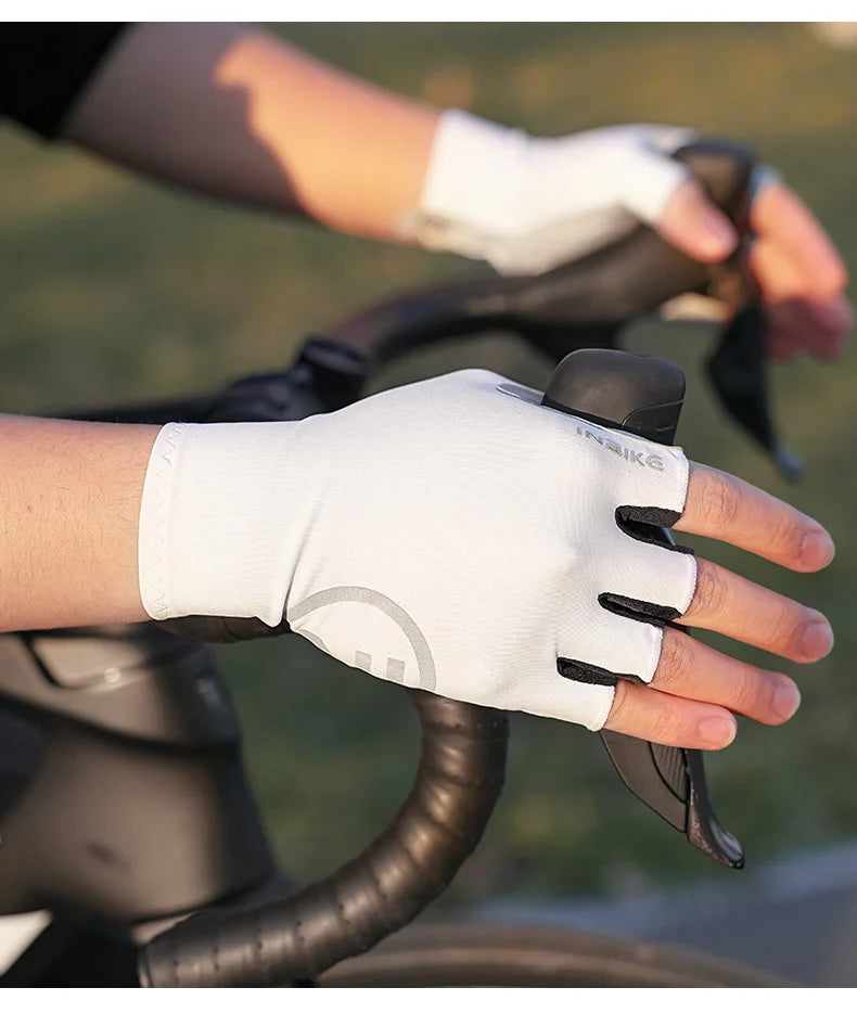 INBIKE Cycling Gloves Half Finger Summer Men Women MTB Gloves Shock-absorption Mountain Bike Sports Gloves Cycling Accessories