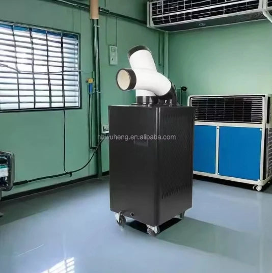Wholesale Custom Dual Hose Unattended Low Energy Portable Industrial Air Conditioner R410A Compressor 300m/h Airflow 48dB Floor