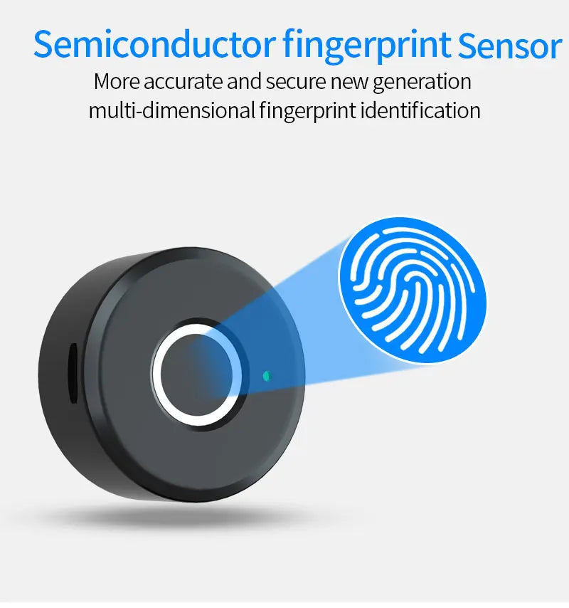 Smart Biometric Fingerprint Home File Drawer Cabinet Lock Keyless Invisible Furniture Wardrobe Electronic Locks Emergency Charge