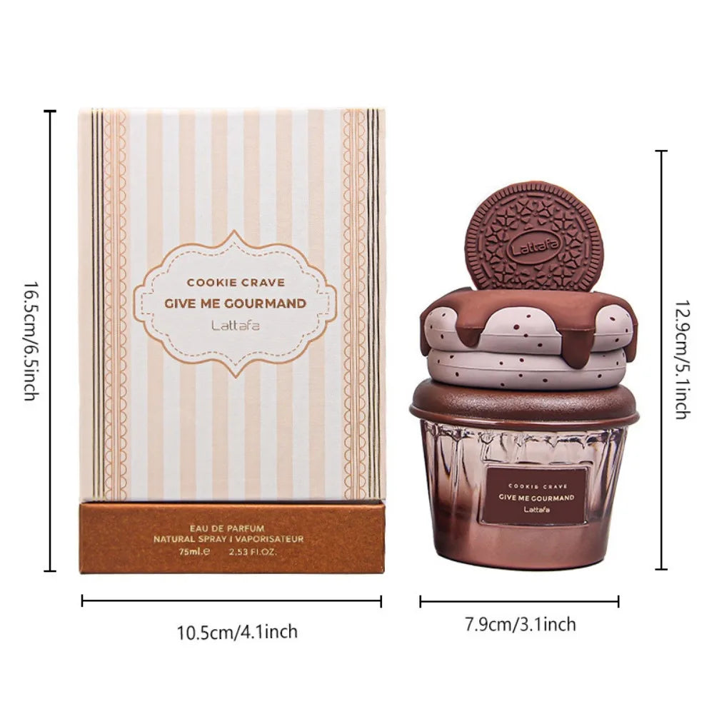 Creamy Ice Cream Scented Perfume – Sweet Fragrance Gift Set, 75ml. A Middle Eastern Perfume for Women, Arabian Fragrance
