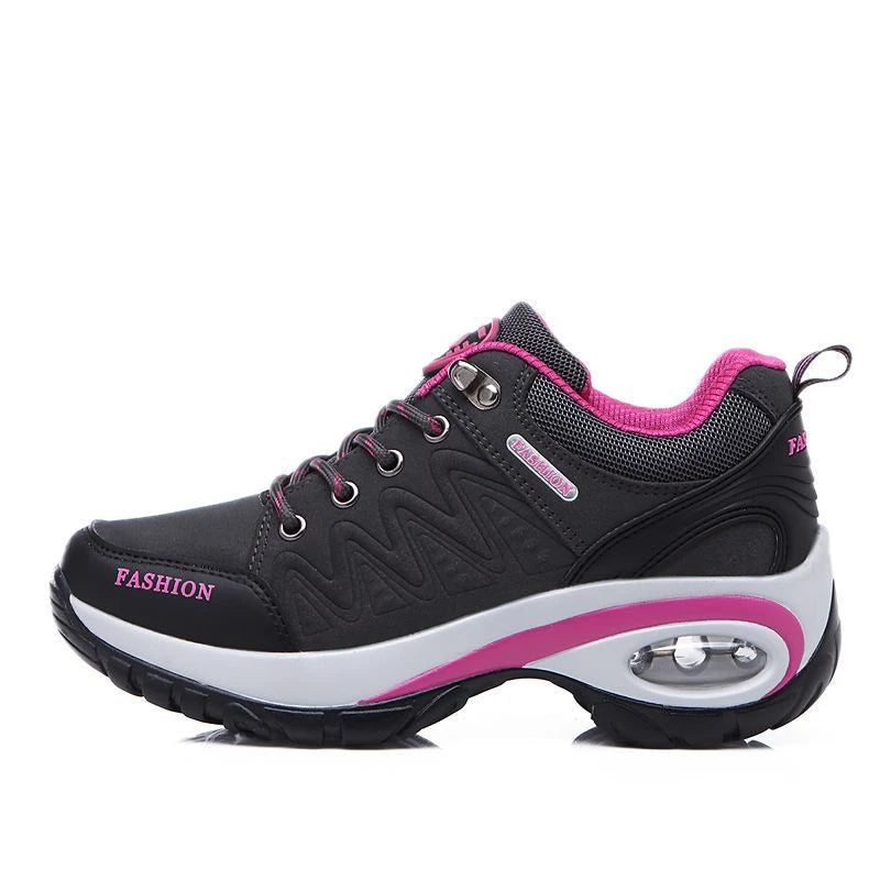 Casual Shoes For Spring And Autumn For Women, Thick Sole Shock-Absorbing Cushion Outdoor Shoes Middle-Aged Mother Travel Shoes