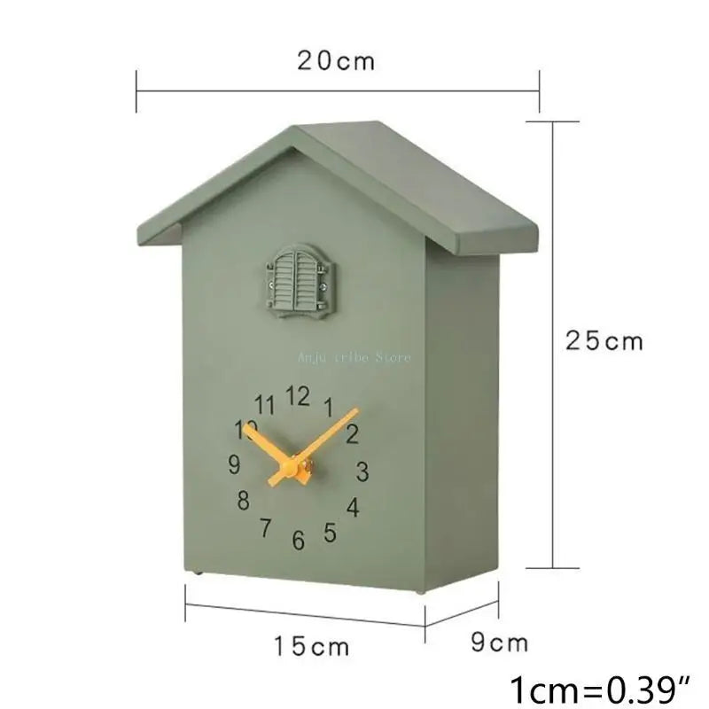2025 New Modern Plastic Bird Cuckoo Design Wall Hanging Clock Wall Art Home Decoraton Modern Brief Decoration
